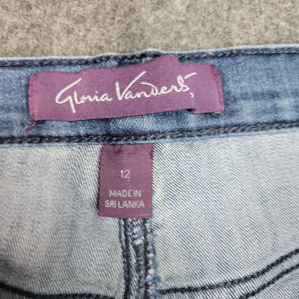 Gloria Vanderbilt Jeans Womens 12 Blue Denim Stretch Straight Leg LOT BUNDLE - Picture 12 of 13